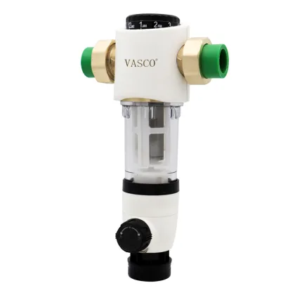 Whole house automatic cleaning  backwash pre-filtered water prefilter