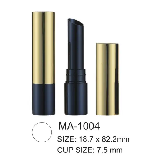 Top-Grade Slim Aluminum Round Lipstick Case MA-1004