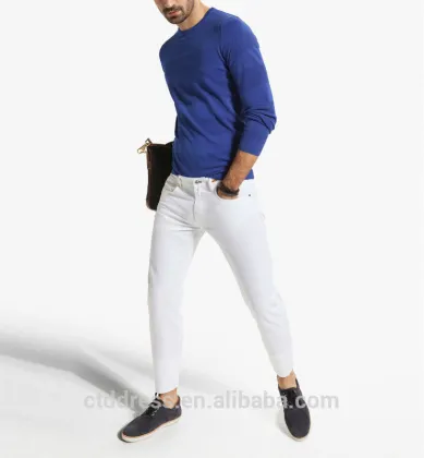 2014 New style 100% cotton white chino tornos