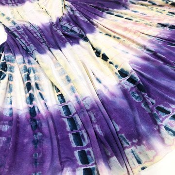 Hot Wholesale Tie Dyed Rayon Knitting Fabric