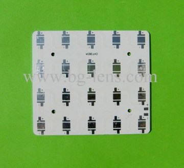 5X4 20W street light lens with PCB and gasket
