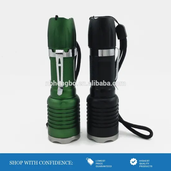 Electric 3 In 1 Powerful Zoomable Led Torch Handhold Light Tactical Flashlight