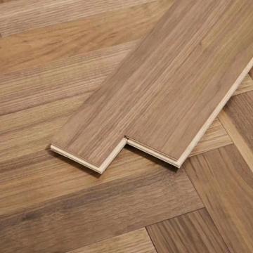 herringbone brushed American Walnu
