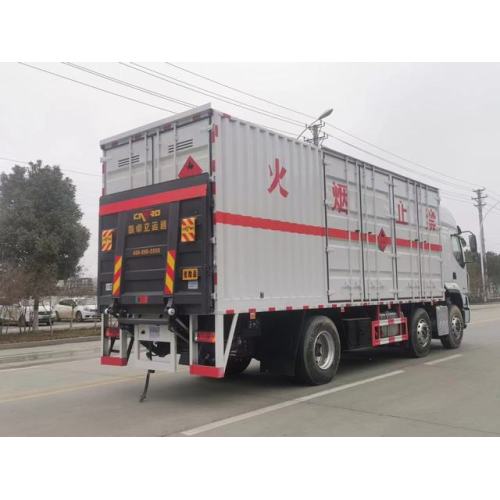 6x2 type civil explosion dangerous goods transport truck