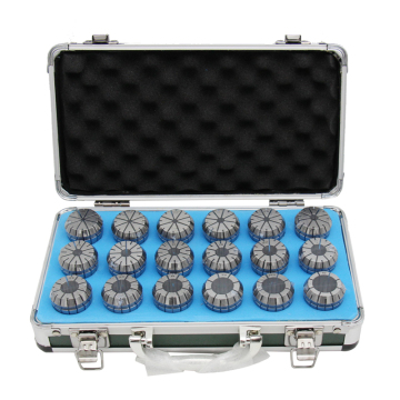 ER32 Collets Set ER32-18Pcs Spring Collet DIN6499B Milling Machine 65Mn Steel High Precision ER Collet for CNC