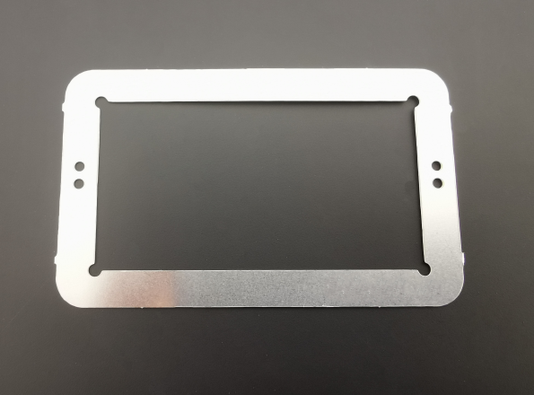 Placa de fixação de 0,3 mm de metal para substrato flexível