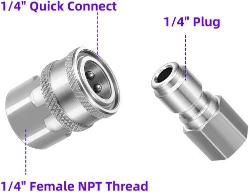 Stainless Steel Male and Female Quick Connector