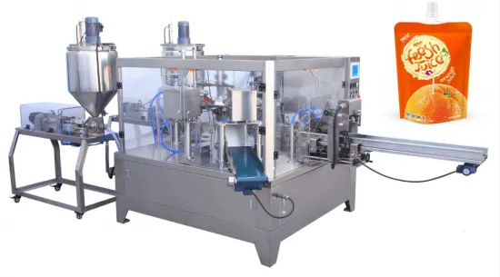 Premade Pouch Automatic Juice Filling Machine