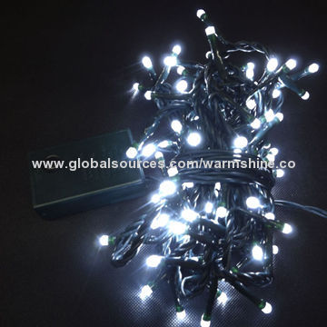 Christmas Tree Lights for Holiday Decoration, 100 Clear LEDs, 10cm Light Distance