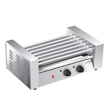 5/7/9/11 Rollers Commercial Electric Hot Dog Grill & Steamer Machine for Catering Equipment