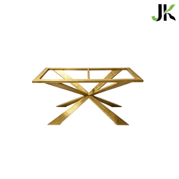 Cadre de table en fer en forme de X