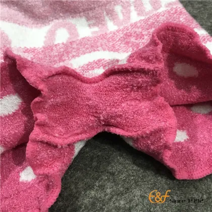 Pink Jacquard Knitted Warm Short Pants for Babies