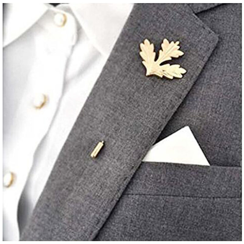 Maple Leaf Charms Stick Pin