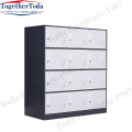 Multi-lattice metal cabinet stadium for school storage