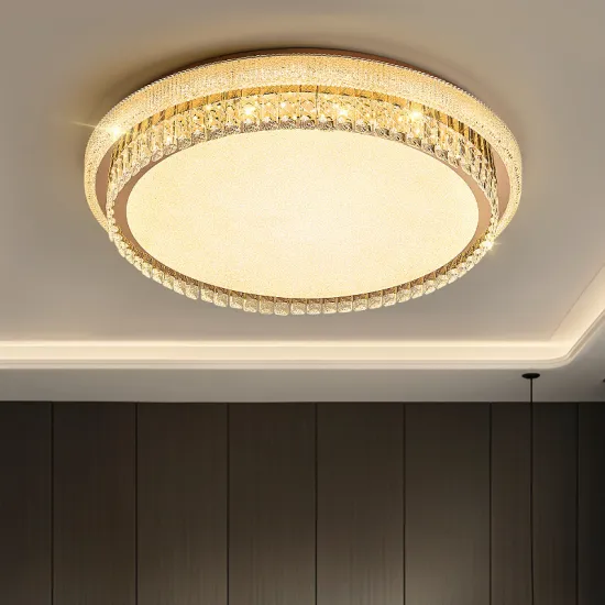 Luxury K9 Crystal Chandelier Ceiling Light for Living Room and Bedroom