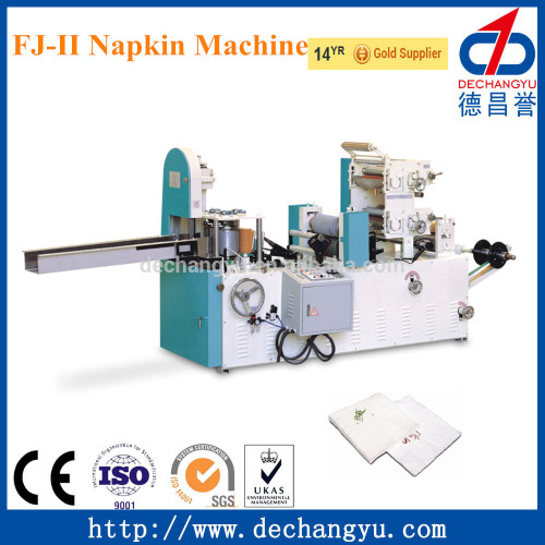 FJ-II 2 color table paper tissue napkin printing machine