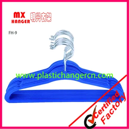 multi velvet pants hangers