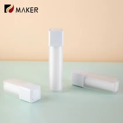 High-Quality PP Plastic Airless Essence Bottle for Skincare Lotion (15ml-100ml)