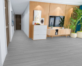 Lantai laminasi papan lebar 7mm putih