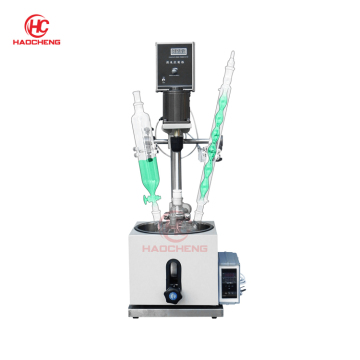 1L 2L 3L Mini Chemical Lab Jacketed Glass Reactors for Sale