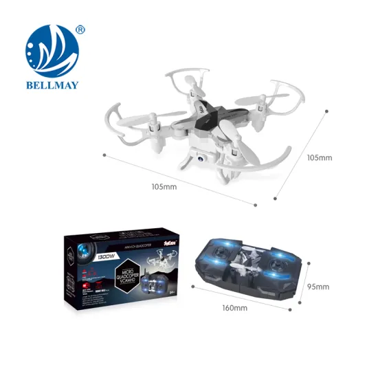 2.4G 6 Axis Gyro RC Drone with 0.3MP WIFI Camera & Altitude Hold Function Mini Foldable Drone