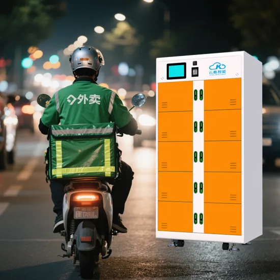 Practical Outdoor 10 Slots Battery Swapping Cabinet
