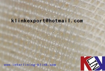 Weft insert Fusible Suit Interlining double dot
