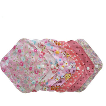 1pc Washable Women Menstrual Pad Sanitary Napkin Pads Reusable Panty Liner Cloth Waterproof Cotton Period Pad Feminine Hygiene