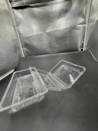 the PET box for meat and vegetale meat plate display and stocking