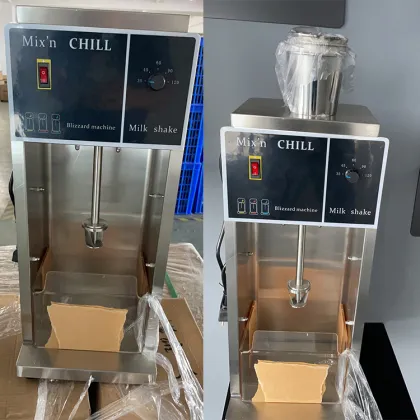 Stainless Steel McFlurry Shake Soft Ice Mixer Blizzard Blender Machine
