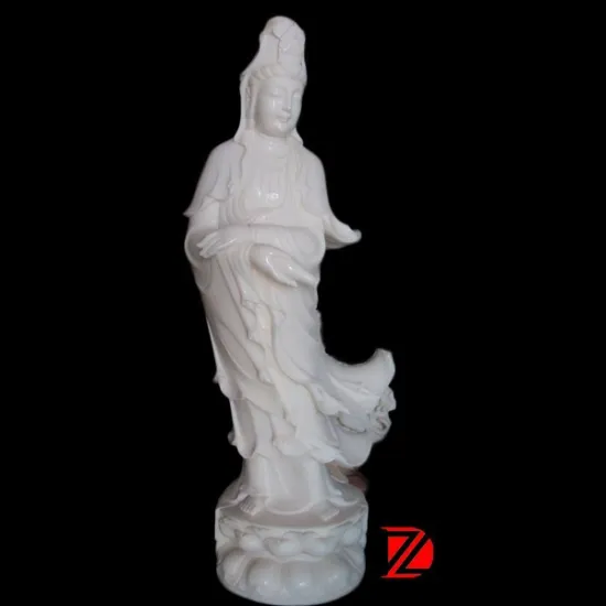 Marble buddha figurines