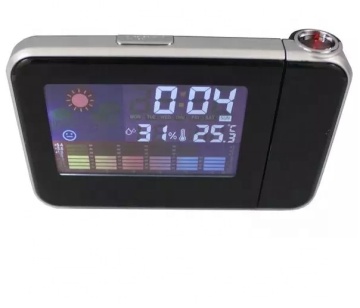 Multi-Function Color LCD Weather Station with Time Projection, Temperature & Humidity