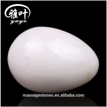 Wholesale Natural White Jade 50*35mm Yoni Jade Eggs