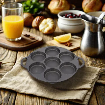 7-Hole Nonstick Metal Baking Pan for Muffin Cake