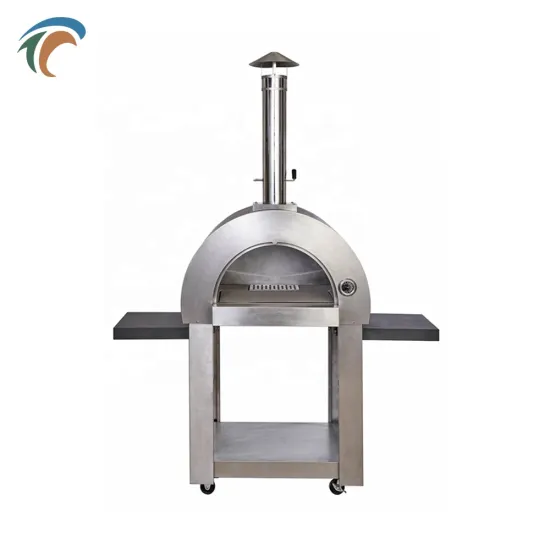 Outdoor Commercial Rotating Flatbread Pizza Oven Wood