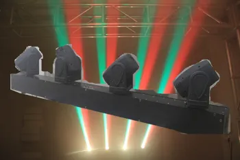 Rgbw Horizontal / Vertical Rotation Moving Head Led Beam Stage Show Light , 50hz / 60hz