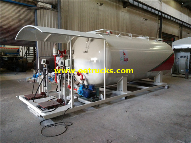 25cbm Mobile Propane Skid Filling Stations