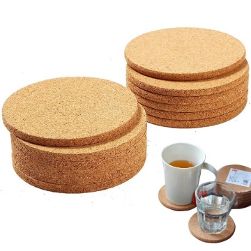 China Factory GOODA Wholesale RTS Round Shape Blank Cork Coasters
