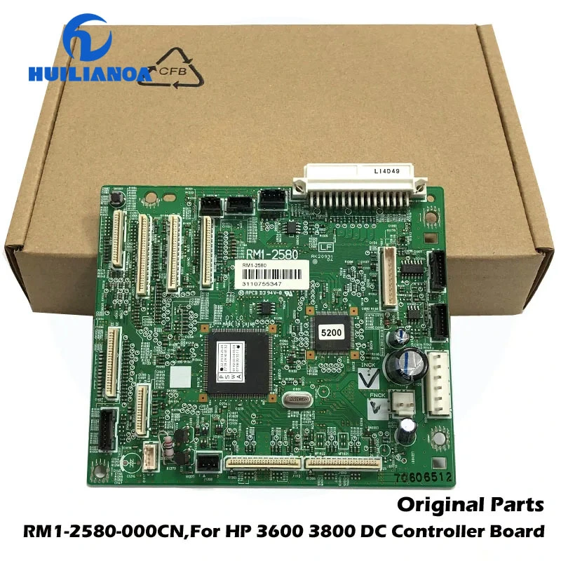 Genuine DC Controller Board for HP Color Laserjet 3600 3505 3800 DC Board Assembly Controller Board RM1-2580-000cn Printer Parts
