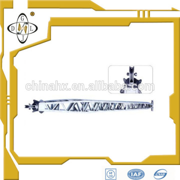 Aluminum alloy inner-suspended Lattice Gin Pole for tower erection