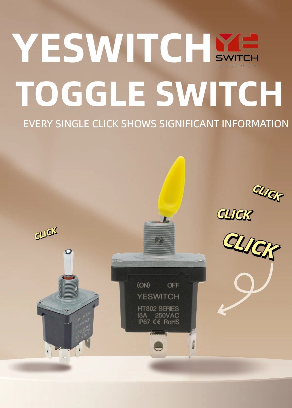 HT802 Series Toggle Switches
