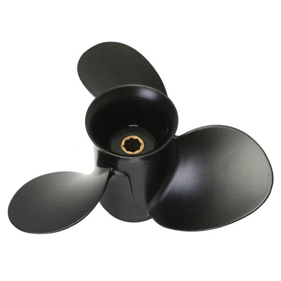 9 x 9 Boat Outboard Propeller For Mercury 6-15HP 48-828156A12 Aluminium alloy Marine Propeller Black 8 Spline Tooth 3 Blade