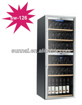 270L glass door mini refrigerator