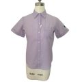 Lilac Chambray Shirt Dress