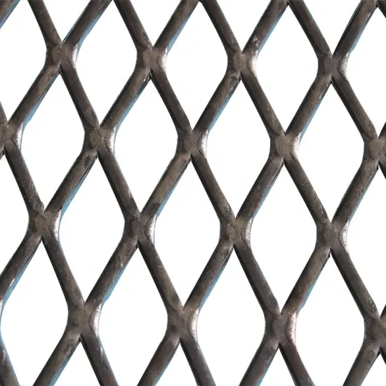 Expanded Metal Mesh Grille - Diamond Hole Hexagon Hole Galvanized Steel Grating