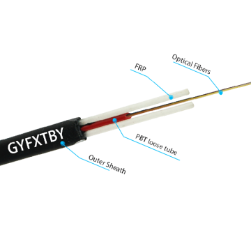 Hot Sale GYFXTBY 12Cores LSZH Fiber Optic Cable for FTTH