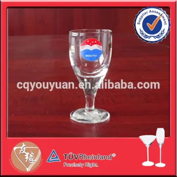 10ml mini transparent short stem glass
