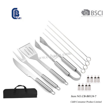 17PCS BBQ Tools with Carry Bag
