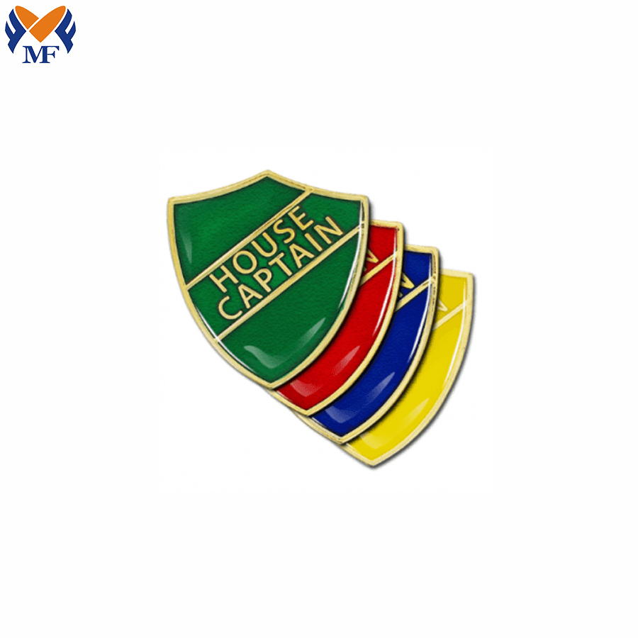 House Captain Shield Pin Badge