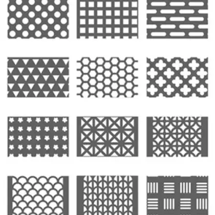 decoration Copper Sheet Perforated Metal Sheet